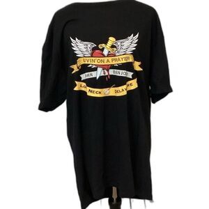 Stickermule  T-Shirt Men’s Size 2XL John Banjovi  Livin on A Prayer